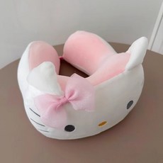 산리오 메모리폼 목베개 귀여운 캐릭터 디자인 낮잠용 베개 세탁 가능 사무실 전용 목베개