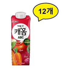 빙그레 캐옴 ABC, 200ml, 12개