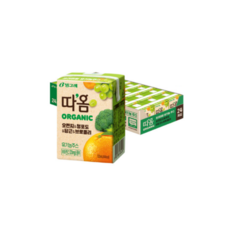 빙그레 따옴 오가닉주스(오렌지 브로컬리)120mlX6개/무료배송, 120ml, 6개