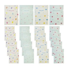 도아브 젤리 A4 L홀더 파일 20개입 L자 화일 A4 서류 시험지정리 클리어, 1세트, 20p 1세트, 20p