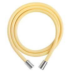 Nature Living 馬卡龍色防纏繞防垢PVC蓮蓬頭軟管, 奶油黃