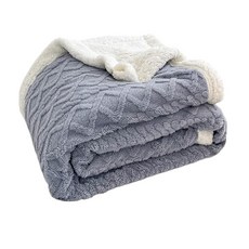 毛絨保暖沙發墊 可洗衣機洗 沙發墊防滑 沙發套 沙發巾 椅套, 深灰, 1個