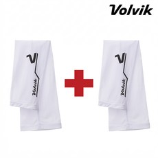 1+1 볼빅 냉감 골프 남자 남성 쿨토시 자외선차단 여름 팔토시 햇빛차단 UV차단, 화이트2개