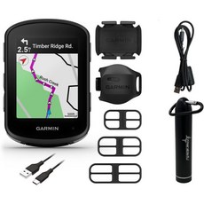 웨어러블4U - Garmin Edge 540 GPS 사이클링 컴퓨터 버튼 컨트롤 고급 내비게이션 및 속도 케이던스 센서 E-Bank 번들, 웨어러블4U - Garmin Edge 540 GPS 사, 1개