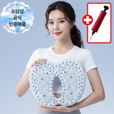 소담샵 무소음 에어 스텝퍼 가정용 홈트 지압 다이어트 실내 운동기구, 스카이 블루 스카이 블루