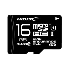 HIDISC MLC 채용 고내구 microSDHC 카드 16GB KIOXIA 칩 채용 HDMCSDHC16GMLPJP3