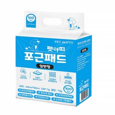 펫아띠 포근패드 일반형 100매, 1개