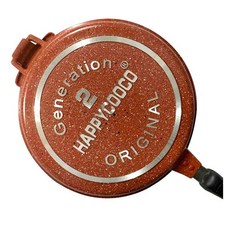 DESSINI HAPPY COOCO 雙面煎烤鍋 明火不沾鍋 烤盤, 1個, Merah Red紅色28Cm