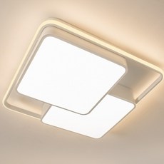 다올라이팅 오버랩(2타입) 디자인방등 LED 50W LED방등, 라운드 사각