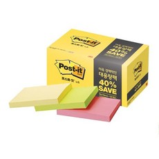 3M 포스트-잇 대용량팩 657-15A(102x76mm), 1