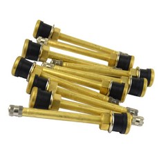 HAIMINGJUN 10pcs/3mm 황동 밸브 확장 어댑터 타이어 스템 익스텐더, 19mm, 금속, 구리