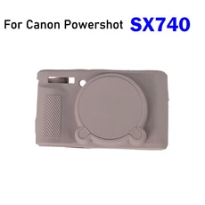 캐논 파워샷용 카메라 바디 커버 보호 케이스 G7X3 SX740 실리콘 Mark III, 14 SX740 Gray