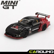 미니지티983 1:64 마쯔다RX-7 LB-슈퍼 실루엣 어드반, 1개 1개