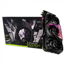 갤럭시 GALAX 지포스 RTX 5070 Ti HOF GAMING BLACK D7 16GB, 그래픽카드