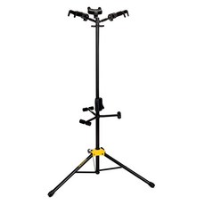 HERCULES STANDS 頂背式三支吉他架 GS432B 創新重力自鎖AGS系統, 1個
