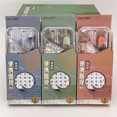 東禾 2602 圓規繪圖套裝 7件組 學生專用測量繪圖工具, 1個, 東禾2602圓規7件套裝,藍色一盒