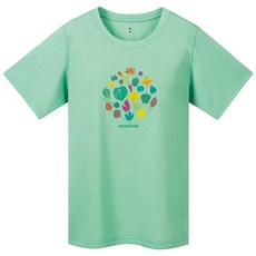 【mont-bell】女 WICKRON快乾T 葉舞熊 蘋果綠 No.1114786-LGN