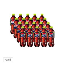 펩시 제로 슈거 라임향, 500ml, 20개