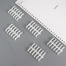 클립핀 문구용품 바인더링 화이트