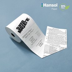 수퍼마케트 포스용지 감열지 79x70 한솔 카드단말기 영수증 용지, 24롤