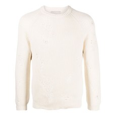 라네우스 디스트레스드 골지 니트 스웨터