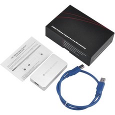 비디오 캡처 287P USB 3.0 HD 카드 게임 녹화기 1080p 라이브 스트리밍 컨버터 플러그 앤 플레이 XBOX 원 PS3 PS4 W U 실버, 비디오 캡처 287P USB 3.0 HD 카드 게임 녹
