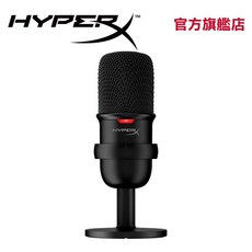 HyperX SoloCast USB 麥克風, 黑色, 4P5P8AA
