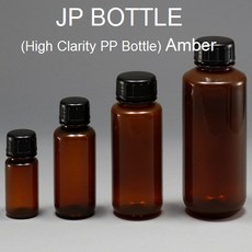두현과학 JP보틀 갈색병 JP BOTTLE Amber High Clarity PP Bottle JAPAN, 1개, 500ml