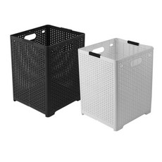 Kkalkkeumbaekseo 可折疊式洗衣籃, 2個, 混合