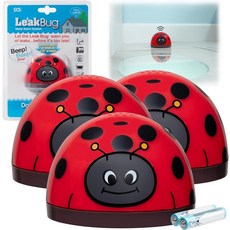 알람 1팩이 포함된 누수 모니터링 감지 감지기 전자식 오버플로 감지되면 및 버그 냅니다 센서 물이 이하 홍수 소리를 1/32인치 물 삐 센서가 - 경고 크게 물의, 3 Pack