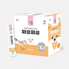 펫어스 강아지 짜유짜유 간식 60p, 900g, 1개, 연어