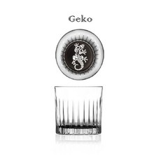 RCR MAORI 水晶玻璃杯 威士忌杯 雞尾酒杯 360mL, 1個, 蜥蜴