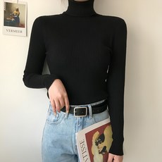 Elsso 女款基本款高領T恤