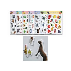 동물 과일 채소 다양한 소프트 탈부착 고무 자석, 바다생물