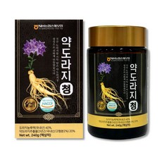 국산 3년근 약도라지청 240g 액상 기관지에좋은차 [원산지:국산], 1개