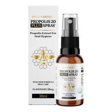 프롬네이쳐스 고용량 프로폴리스 스프레이 플라보노이드 원액 구강 항균 호주산 고함량, 1개, 30ml