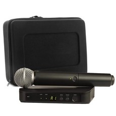 차량노래방 무선마이크 BLX4 시스템 PG58 S 58 BETA58 무선 마이크 2 채널 UHF 듀얼 키트 슈어 노래방 무대, 3. BLX24 SM 58, 1개