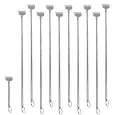 안테나 효자손 B타입 고리형 5단 접이식 스텐 등긁이, 10개