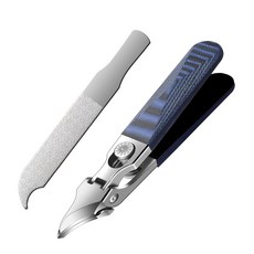 잉그로운 발톱 니퍼 곡선형 칼날 두꺼운 손톱용 스트레이트 블루C, Straight Blue C