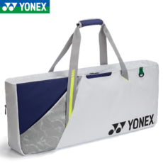 2026 요넥스 BA52531WEX 배드민턴 테니스 스쿼시 정구 월드콜렉션 토너먼트백 2단 가방, 화이트/블루, 1개 화이트/블루, 1개
