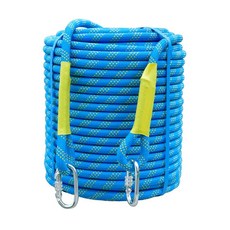 자일로프 작업 등산용 생존 등산 밧줄 야외 안전 캠핑 산악 산악용, 16mm 50m 더블버클+장갑포함