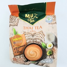 태국 타이 티 밀크티 타이티 Thai Tea Muz Tea worldfood, 1개, 15개입, 25g