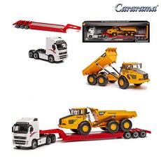Cararama 볼보 FH12 볼보 A40D 덤프트럭 187 모델카, 1개