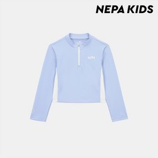 네파키즈 (키즈)스윔클럽 래시가드 크롭탑_KL43001_N09