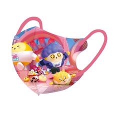 卡皮巴拉兒童口罩50入/組 4D立體獨立包裝小孩口罩 大童口罩KN95/KF94口罩【買250片送50片】, 1個, 蛋仔F 獨立包裝，下標數1為50片, 蛋仔F, 50片