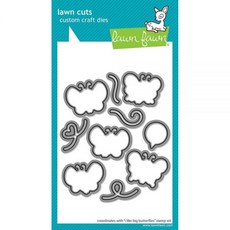 Lawn Fawn LF4025 I Like Big Butterflies 잔디 컷, Lawn Fawn LF4025 I Like Big Bu