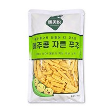 차마요 중국식품 메주콩 자른 푸주 절단 NON-GMO(유전자변형없음), 1개, 1kg