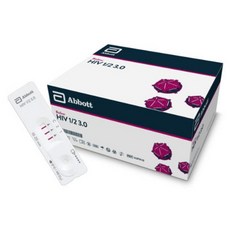 애보트 HIV 에이즈검사 키트 Bioline HIV 1 2 3.0 성병검사 전혈검사 광도계, 1개, 1개입