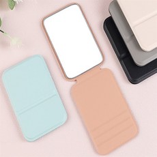 리에스 여행용 스탠드 거울 네모손거울, 핑크