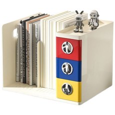 리틀보이 3색 컬러 데스크 책꽂이 정리함